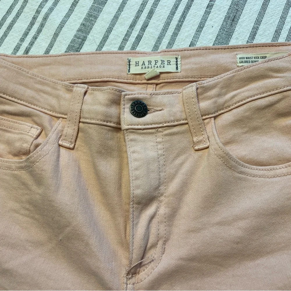 Pink Bootcut Harper Heritage Jeans - Picture 3 of 3